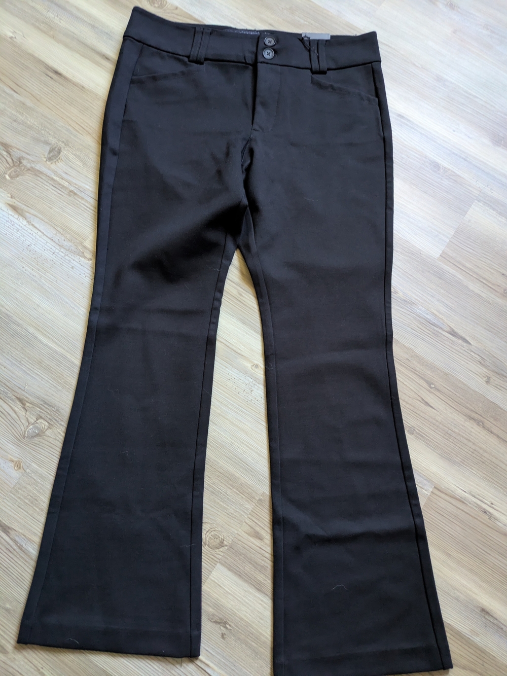 Torrid Black Flare Dress Trousers